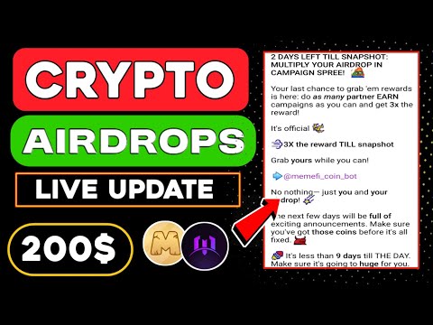 Sender AI Airdrop Update 😱 memefi airdrop update 💸 GLC Airdrop Update 🤑