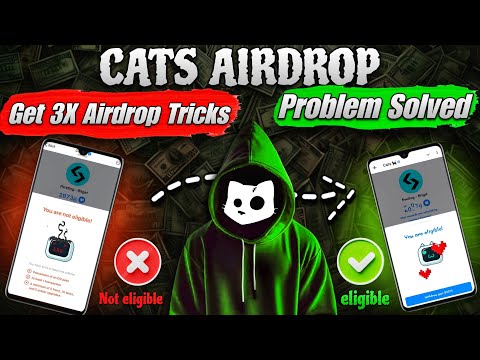 Cats Airdrop Claim Without TON || CATS Airdrop NOT ELIGIBLE Solution - Listing Confirmed - Withdraw