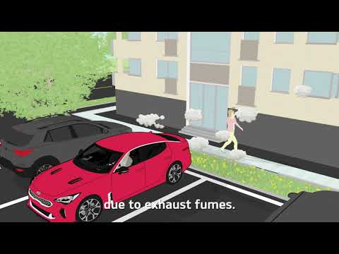 【KIA Driving Guide】Be considerate of flower gardens and pedestrians by forward parking