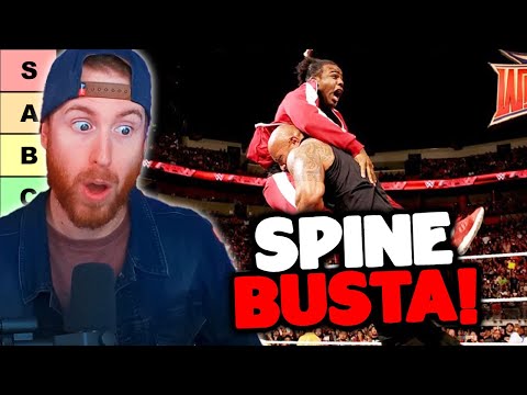 RANKING WWE SPINEBUSTERS! (WWE Tier List)