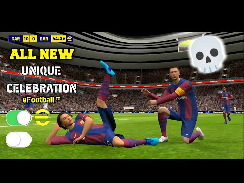 All 7 New Unique Celebration 💀 | eFootball 2024 Mobile