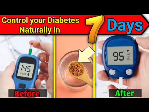 How to control diabetes naturally in 07 days/Control diabetes naturally/diabetes control tips