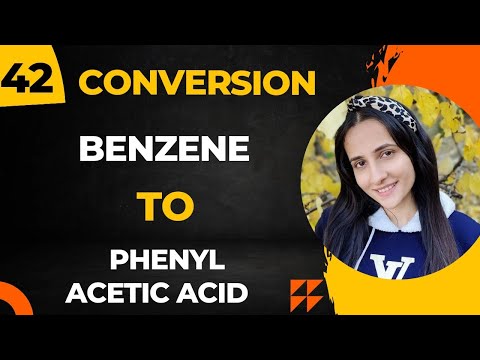 42) Convert Benzene to Phenylacetic acid| Important Organic conversions Class12 chemistry| Neet| Jee