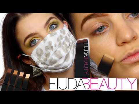 NEW HUDA BEAUTY #FauxFilter Skin Finish Stick Foundation Review + Wear Test