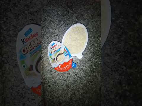 #Kinderjoy# kinder creamy milky and crunchy   #chocolate video#  #short🍫🍫🍫🍫