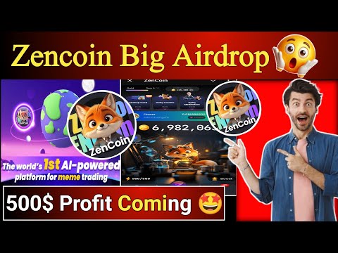 Zencoin Telegram Airdrop || Zencoin airdrop new update || Zencoin airdrop listing update