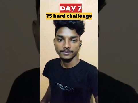 day-07 of 75hard challenge 💪 on YouTube channel update  #shortsfeed #shortsvideo #fitness #shorts