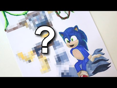 Drawing Sonic the Hedgehog and ..?