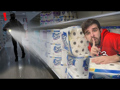 Trapped Overnight in TARGET at 3AM! Christmas Shopping Gone Wrong for 24 Hours | Spy Ninjas