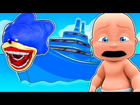 Building a SHIN SONIC SHIP in Roblox Build a Boat!