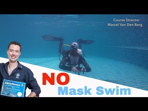 PADI No Mask Swim 😎 PADI Open Water Diver Course • Scuba Diving Tips