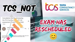 TCS NQT exam has been rescheduled #placement #tcs #offcampusdrive #tcsnqt2022