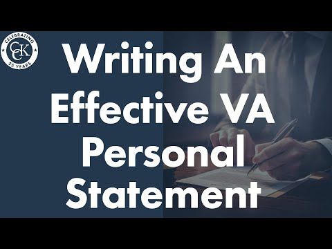 How to Write an Effective VA Personal Statement: Key Tips and Mistakes