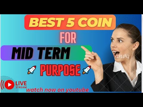 Best Top 5 coin For MId Term Purpose | Biggest Project | Best coin #shorts #viral #shortfeed #live