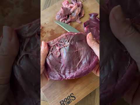 How to clean a deer heart. From Danielle Prewett's new cookbook, available now. #hunting #cooking