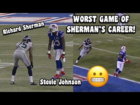 Stevie Johnson Vs Richard Sherman 🔥 ‘COOKED’ Richard Sherman! 2012 (WR Vs CB)