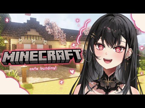 【MINECRAFT】BUILDING THE VSPOEN CAFE !【#VSPOEN #AryaKuroha】