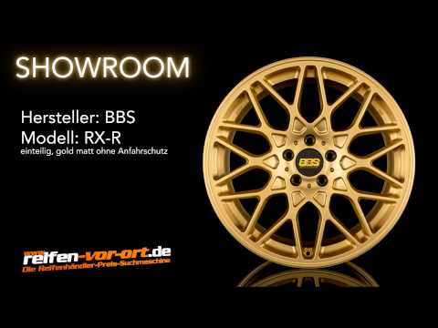 BBS RX-R matt gold