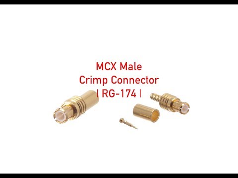 MCX Male Crimp Connector - RG-174 P#4801