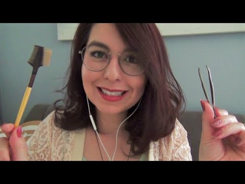 ASMR Doing Your Eyebrows