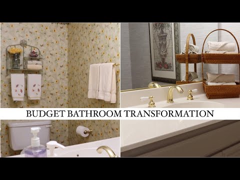 BUDGET BATHROOM MAKEOVER