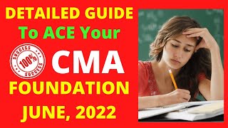 Study Plan for CMA Foundation - June 2022 !! #thewittyturtle #letscrackit #cmafoundation #cmaexams