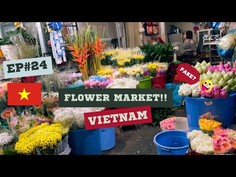 Biggest Flower MARKET In Saigon Vietnam !!!🇻🇳