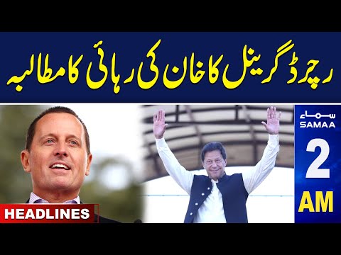 "Free Imran Khan": Richard Grenell's Call for Imran Khan's Release | SAMAA 2 AM News Headlines