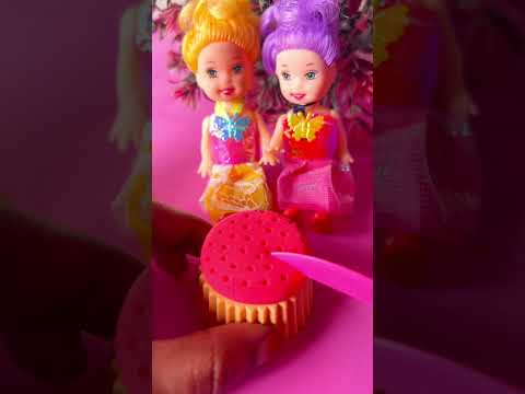 Polymer clay cake biscuits | Mini Cake #miniature #diy #doll