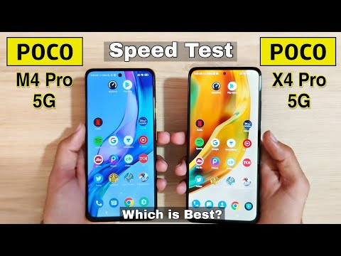 poco m4 pro 5G vs poco x4 pro 5G Speed Test & Comparison