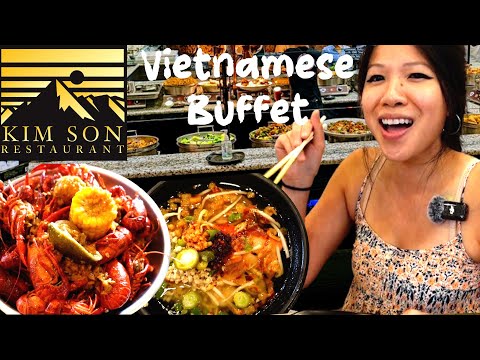 $31 AYCE Dinner Vietnamese Buffet at Kim Son LIVE Crawfish Included Friday Only | Houston TX