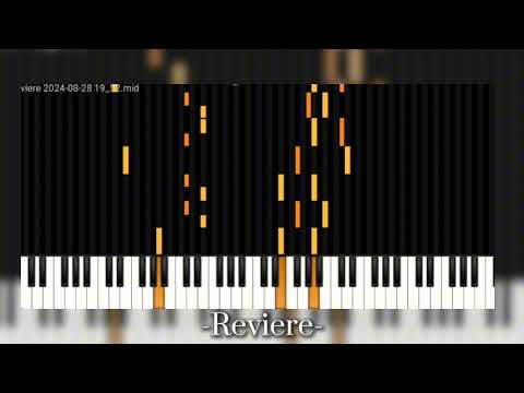 Reviere (Playable) - Piano Tutorial / Visualiser