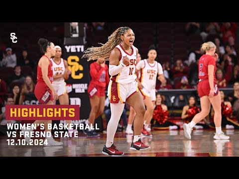 Women's Basketball: USC 89, Fresno State 40 - Highlights (12/10/24)