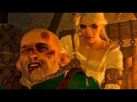 Ciri Defeats Whoreson Junior and Saves Doppleganger Dudu (Witcher 3)