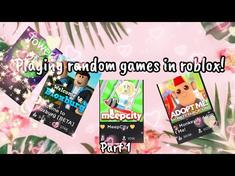 || 💗 PLAYING *RANDOM* GAMES IN ROBLOX ❤️ ||