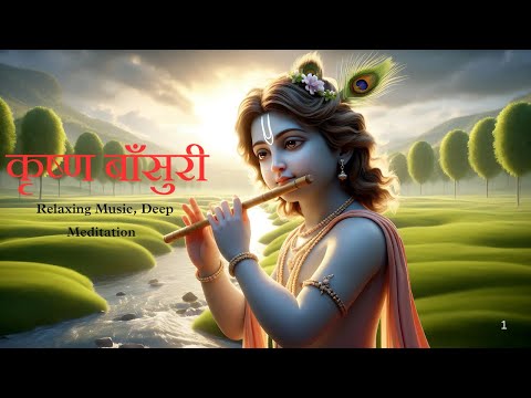 Krishna Flute Music || कृष्ण बाँसुरी Morning Music , Deep Meditation, Relaxing Music