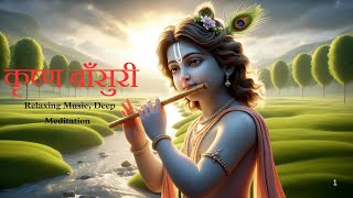 Krishna Flute Music || कृष्ण बाँसुरी Morning Music , Deep Meditation, Relaxing Music