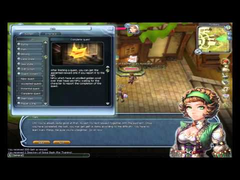 Let's play Florensia Free Mmorpg part 1 - tutorial