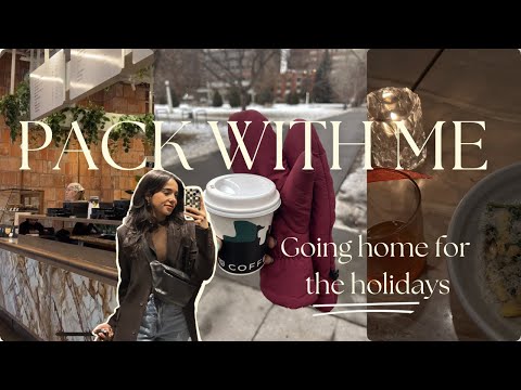 PACK WITH ME 🧳 how I pack for trips, going home for the holidays