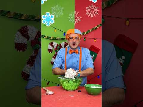 DIY your own SNOW❄️❄️❄️!! Blippi Makes it SNOW❄️❄️❄️! #blippi #shorts #diy