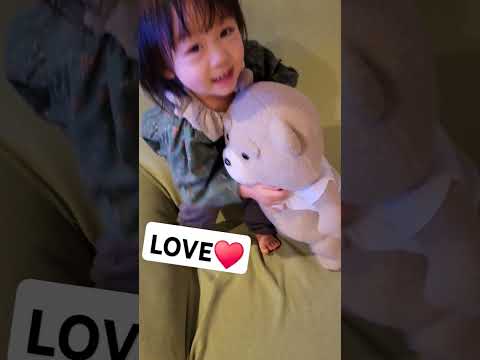 だいすき!!♥ クマのtedとお友達になったこゆかちゃん 👶👶2歳4ヶ月双子