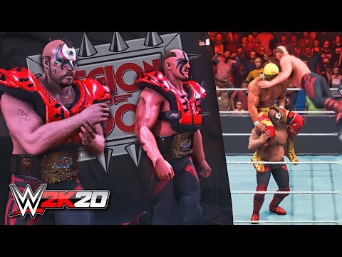 WWE 2K20 PS4 *NEW* Animal & Hawk "The ROAD WARRIORS" - Entrance & Finisher (Community Creations)