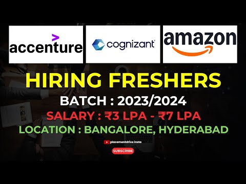 Top Entry-Level Jobs at Accenture, Cognizant, & Amazon | Freshers’ Guide to Top Roles