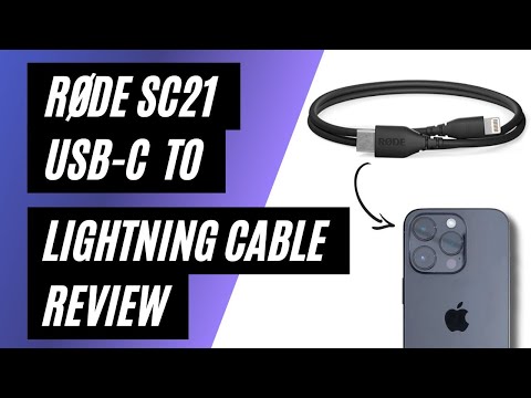 RØDE SC21 USB-C to Lightning Cable Review: Perfect for iOS Creators!