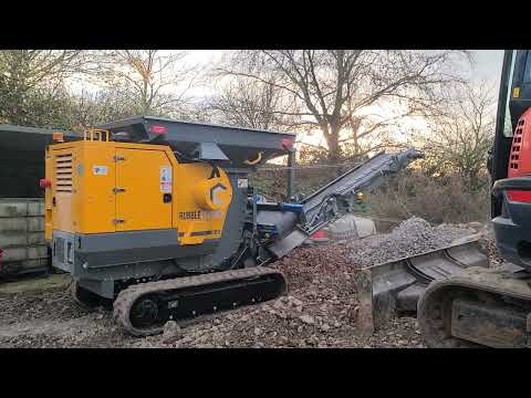 RubbleCrusher RCJ65T Jaw Crusher - Crushing Rock