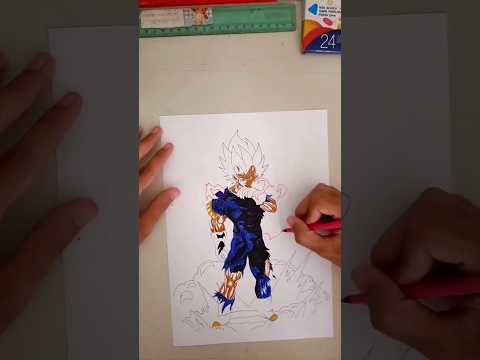 Drawing Vegeta Ultra Ego🔥 #drawing #vegetadrawing #vegetaultraego #vegeta #dbsuper #dbzart #dbz