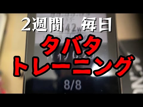 2週間毎日タバタトレーニングだけやって強くなるのか？【ゆっくり検証】