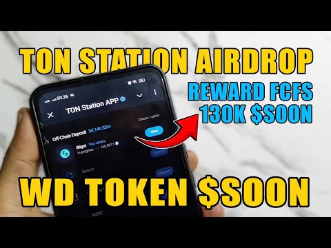 Cara Withdraw Airdrop TON Station | SOON Token Withdrawal | BKD tutorials Airdrop Untuk Pemula