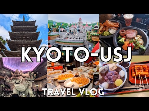 【Japan Travel VLOG】Kyoto & Universal Studio Osaka! Cafe in Kyoto - Japanese dessert - Part2