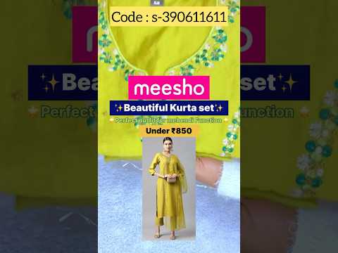 Meesho latest kurti haul | Meesho daily wear kurti set haul #meeshohaul #meeshokurtihaul #meesho